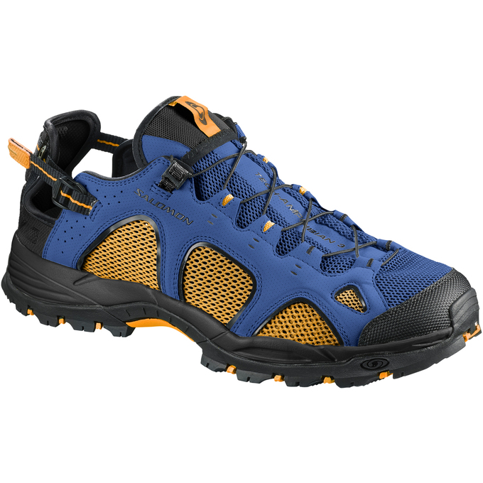 Zapato De Agua Salomon Hombre Azul Marino / Negras - Salomon Argentina TECHAMPHIBIAN 3 ,572691-SUV